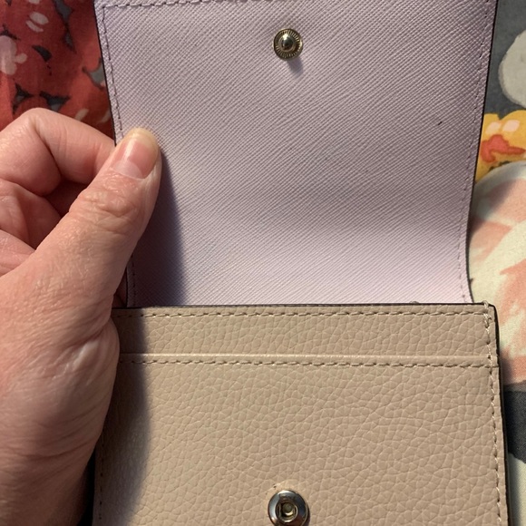 Light pink/nude Kate spade card holder wallet - Picture 5 of 5